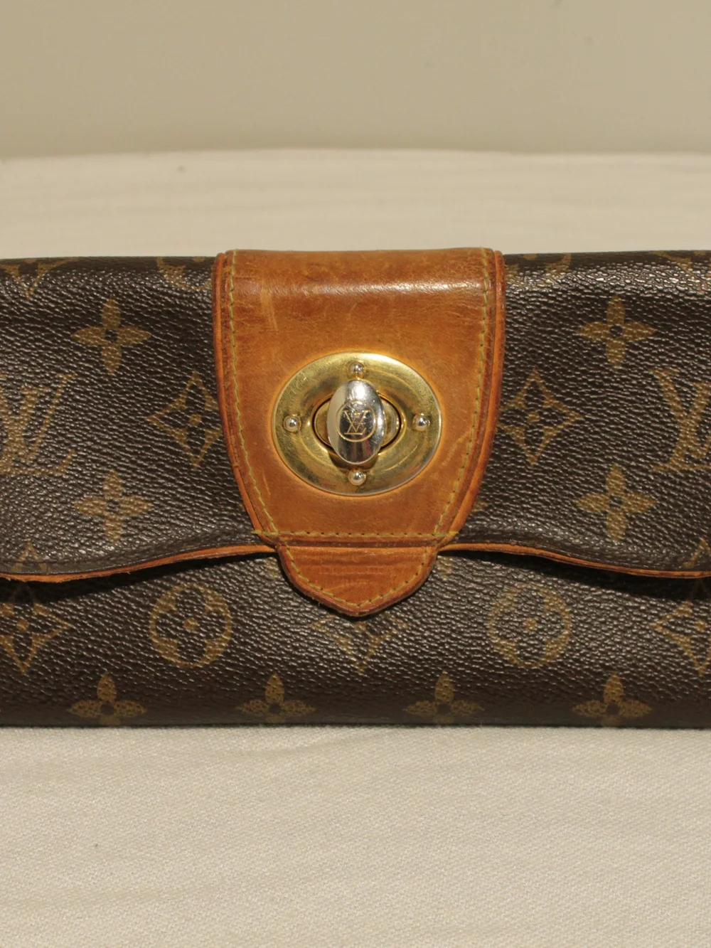 Louis Vuitton Brown Monogram Canvas Clutch Wallet